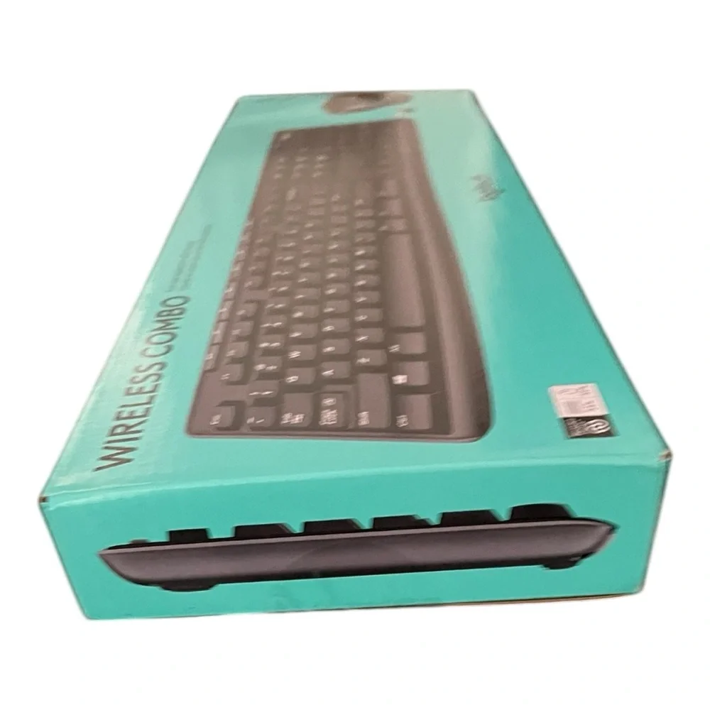 Logitech Wireless Keyboard & Mouse Combo – Full Size, USB‎ Receiver, Brand New